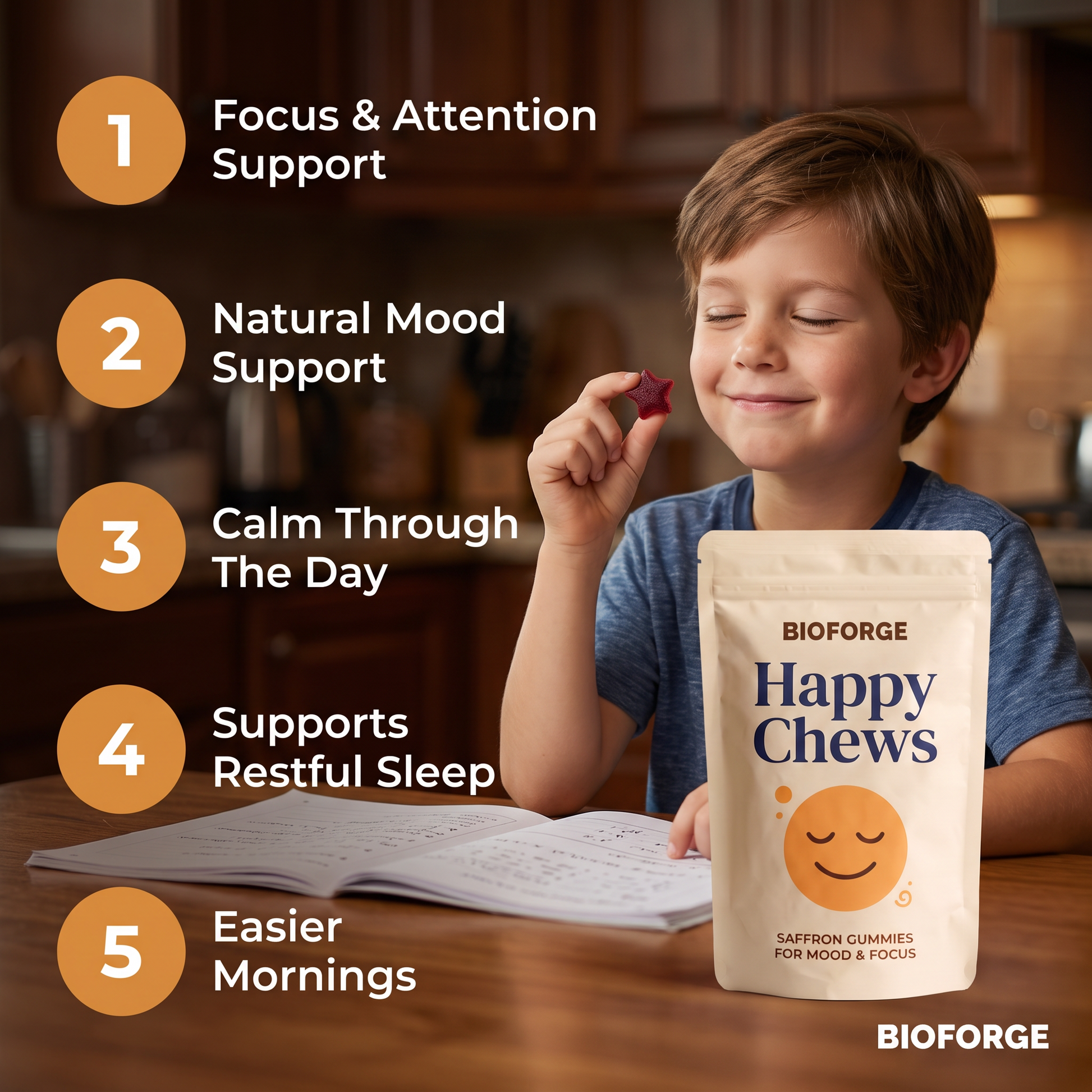 Five benefits of Happy Chews saffron gummies